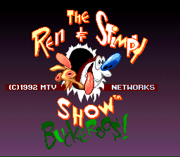 The Ren and Stimpy Show Buckeroos screenshot 2 for Super Nintendo
